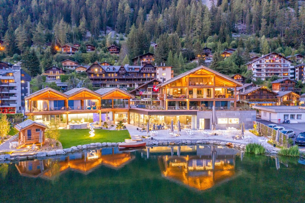 Au Club Alpin Hotel Champex-Lac Bagian luar foto