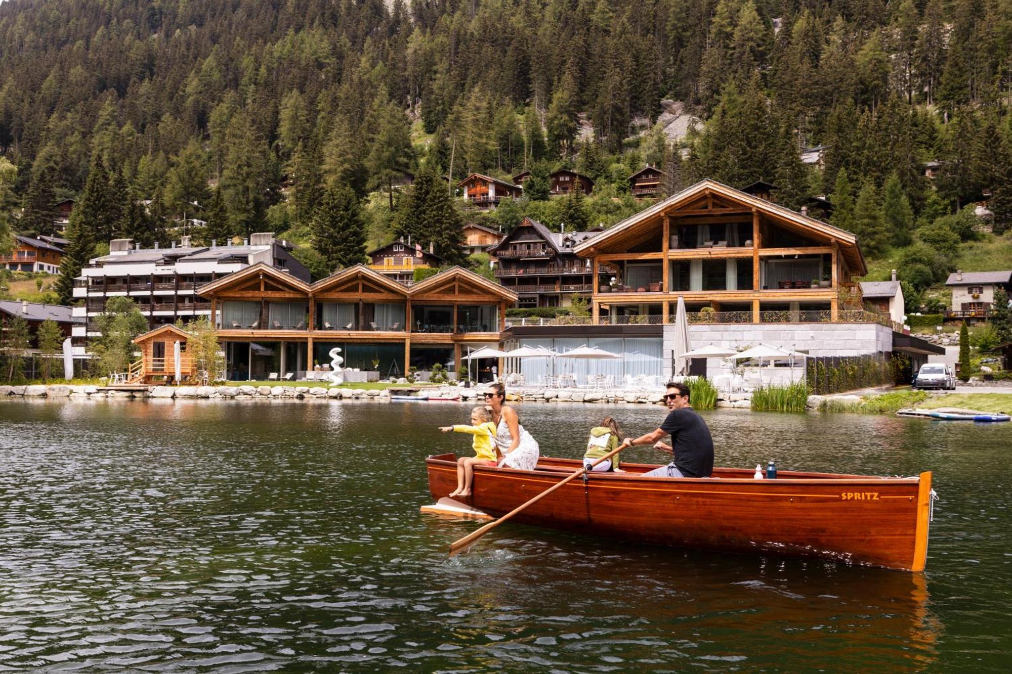 Au Club Alpin Hotel Champex-Lac Bagian luar foto